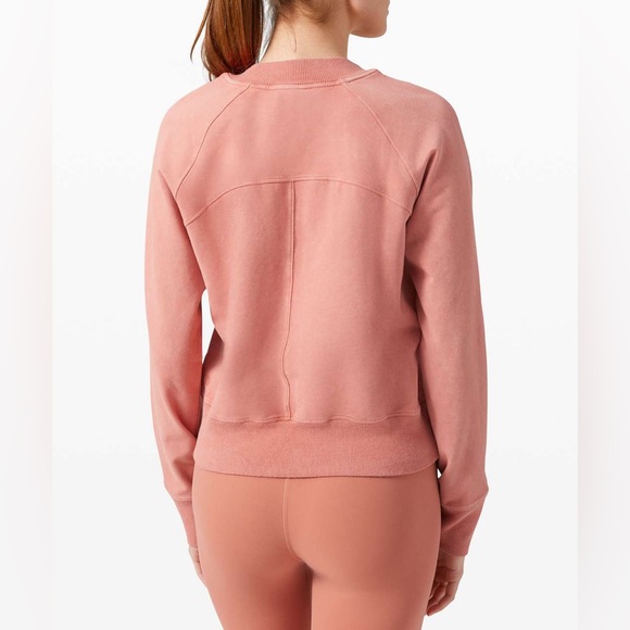 Lululemon Ready to Roll Crew *Dye Acid Rubber Dye Rustic Coral size 10-12? - Picture 4 of 9
